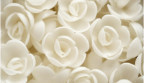Розы белые малые d=2,5см